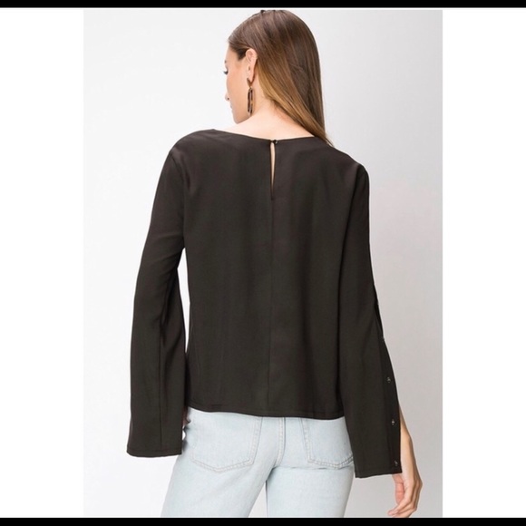 Button Sleeves Top - Picture 3 of 3